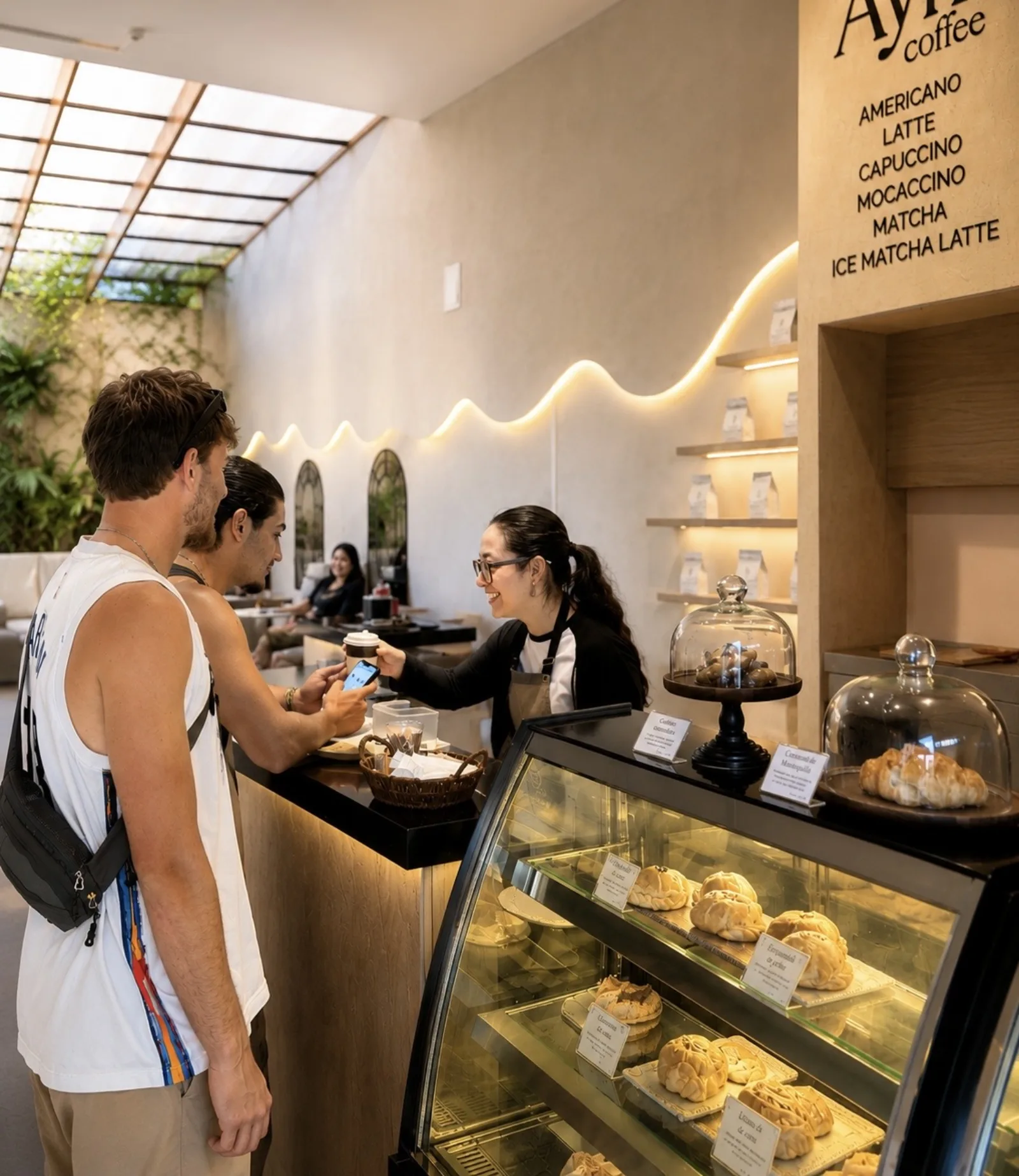 Café de la mañana en Ayni Coffee